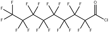 PERFLUORONONANOYL CHLORIDE 구조식 이미지