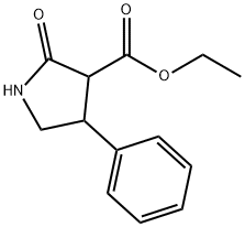 ETHYL 2-OXO-4-PHENYL-3-PYRROLIDINECARBOXYLATE Structure