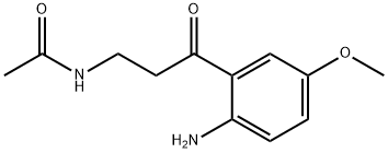 N-아세틸-5-메톡시키누렌아민 구조식 이미지