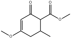 4-메톡시-6-메틸-2-옥소-3-시클로헥센-1-카르복실산메틸에스테르 구조식 이미지