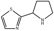 2-(2-PYRROLIDINYL)-1,3-THIAZOLE 구조식 이미지
