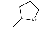 피롤리딘,2-시클로부틸-(9CI) 구조식 이미지