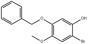 5-(BENZYLOXY)-2-BROMO-4-METHOXYPHENOL Structure