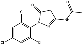 3-Propeneamido-1-(2,4,6-trichlorophenyl)-5-pyrazolone Structure