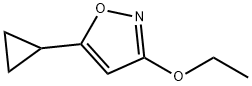 Isoxazole, 5-cyclopropyl-3-ethoxy- (9CI) Structure