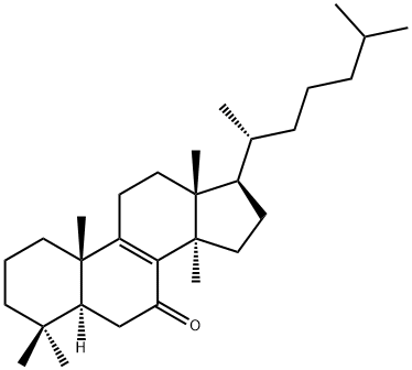 Lanost-8-en-7-one Structure