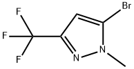 5-Bromo-1-methyl-3-(trifluoromethyl)-1H-pyrazole Structure