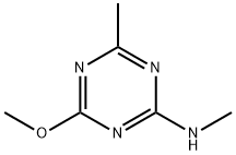4-Methoxy-N,6-dimethyl-1,3,5-triazin-2-amine 구조식 이미지