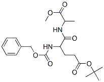 tert-Butyl 4-benzyloxycarbonylamino-N-(2-methoxy-1-methyl-2-oxoethyl)glutaramate Structure