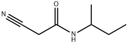 2-cyano-N-(1-methylpropyl)acetamide Structure