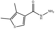 3-Thiophenecarboxylicacid,4,5-dimethyl-,hydrazide(9CI) Structure