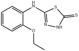 5-(2-ETHOXY-PHENYLAMINO)-[1,3,4]THIADIAZOLE-2-THIOL Structure