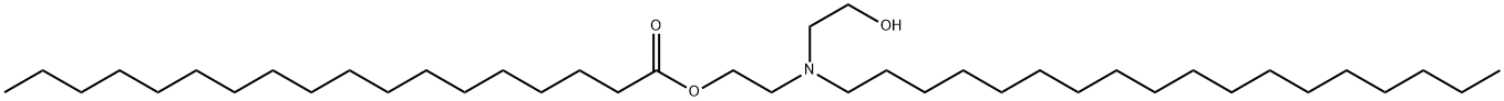 2-[(2-하이드록시에틸)옥타데실아미노]에틸 스테아레이트 구조식 이미지