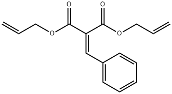 diprop-2-enyl 2-benzylidenepropanedioate Structure