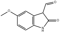 5-METHOXY-2-OXOINDOLINE-3-CARBALDEHYDE Structure