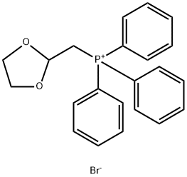 1,3-디옥솔란-2-일메틸)트리페닐포스포늄 브로마이드 구조식 이미지