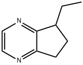 5H-Cyclopentapyrazine, 5-ethyl-6,7-dihydro- Structure