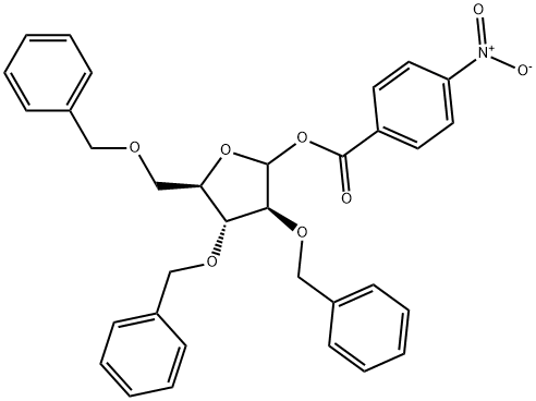 52522-49-3 2,3,5-tri-O-benzyl-1,0-(4-nitrobenzoyl)-D-arabinofuranose