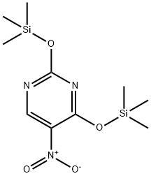 5-nitro-2,4-bis-O-trimethylsilyluracil 구조식 이미지