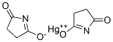 mercury(+2) cation: 5-oxo-3,4-dihydropyrrol-2-olate Structure