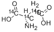 L-ASPARTIC ACID-UL-14C Structure