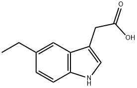 5-ETHYLINDOLE-3-ACETIC ACID Structure