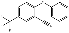 2-CYANO-4-(TRIFLUOROMETHYL)DIPHENYLSULFIDE 구조식 이미지