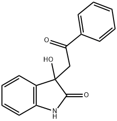 3-hydroxy-3-(2-oxo-2-phenylethyl)-1,3-dihydro-2H-indol-2-one Structure