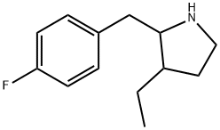 피롤리딘,3-에틸-2-[(4-플루오로페닐)메틸]-(9CI) 구조식 이미지