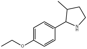 피롤리딘,2-(4-에톡시페닐)-3-메틸-(9CI) 구조식 이미지