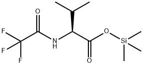 L-발린,N-(트리플루오로아세틸)-,트리메틸실릴에스테르 구조식 이미지