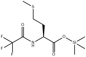 N-(트리플루오로아세틸)-L-메티오닌트리메틸실릴에스테르 구조식 이미지