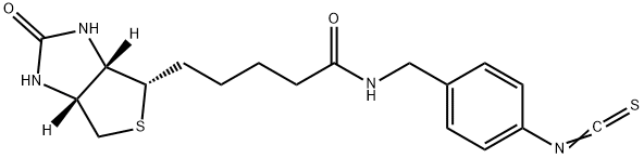 1H-Thieno[3,4-d]iMidazole-4-pentanaMide, hexahydro-N-[(4-isothiocyanatophenyl)Methyl]-2-oxo-, (3aS,4S,6aR)- Structure