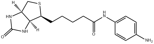 1H-Thieno[3,4-d]iMidazole-4-pentanaMide, N-(4-aMinophenyl)hexahydro-2-oxo-, (3aS,4S,6aR)- 구조식 이미지