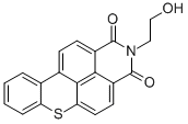 N-(2-HYDROXYETHYL)BENZO[K,L]THIOXANTHENE-3,4-DICARBOXIMIDE 구조식 이미지