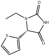 2,4-Imidazolidinedione,1-ethyl-5-(2-thienyl)-,(5R)-(9CI) 구조식 이미지