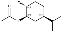 (1alpha,2beta,5alpha)-5-(isopropyl)-2-methylcyclohexyl acetate Structure