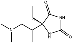 2,4-Imidazolidinedione,5-[2-(dimethylamino)-1-methylethyl]-5-ethyl-,(5S)-(9CI) 구조식 이미지