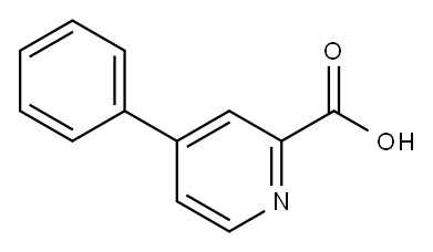 4-PHENYLPYRIDINE-2-CARBOXYLIC ACID Structure