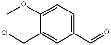3-(chloromethyl)-p-anisaldehyde Structure