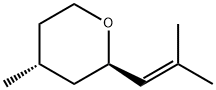 (-)-TRANS-ROSE OXIDE Structure