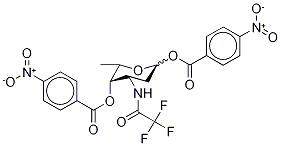 N-트리플루오로아세트아미도-1,4-디-p-니트로벤조일다우노사민 구조식 이미지
