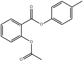 2-(Acetyloxy)benzoic Acid 4-Methylphenyl Ester Structure