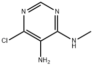 6-chloro-N-methyl-pyrimidine-4,5-diamine 구조식 이미지