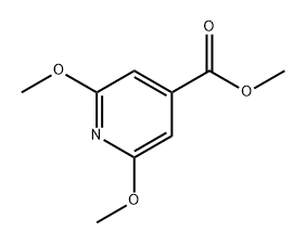 4-피리딘카르복실산,2,6-디메톡시-,메틸에스테르 구조식 이미지