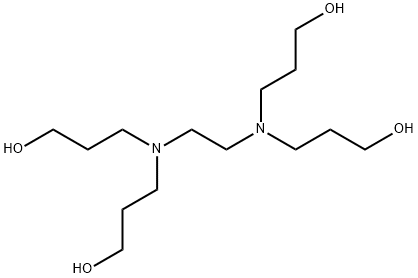 N,N,N',N'-Tetra(3-hydroxypropyl)ethylene diamine Structure