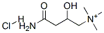 [(±)-(4-amino-2-hydroxy-4-oxobutyl)trimethylammonium] chloride  Structure