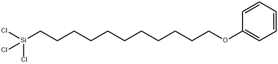 11-PHENOXYUNDECYLTRICHLOROSILANE Structure