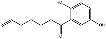 6-Hepten-1-one, 1-(2,5-dihydroxyphenyl)- (9CI) 구조식 이미지