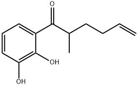 5-Hexen-1-one, 1-(2,3-dihydroxyphenyl)-2-methyl- (9CI) 구조식 이미지